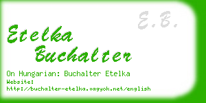 etelka buchalter business card